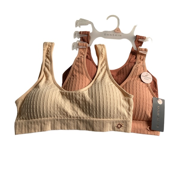 Danskin Intimate Ribbed Removable Cups Sport Bra - Picture 8 of 10